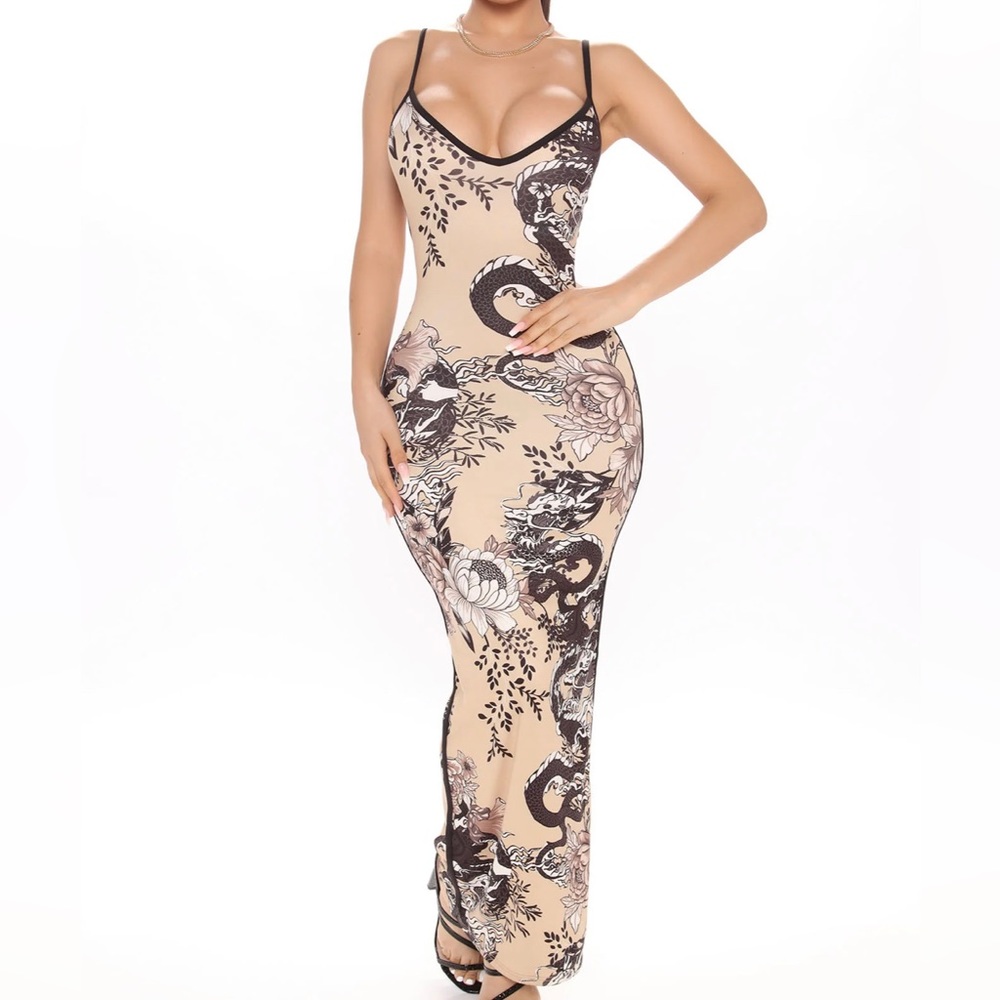 🐲🐉Dragon Tattoos - Fashion Nova maxi dress